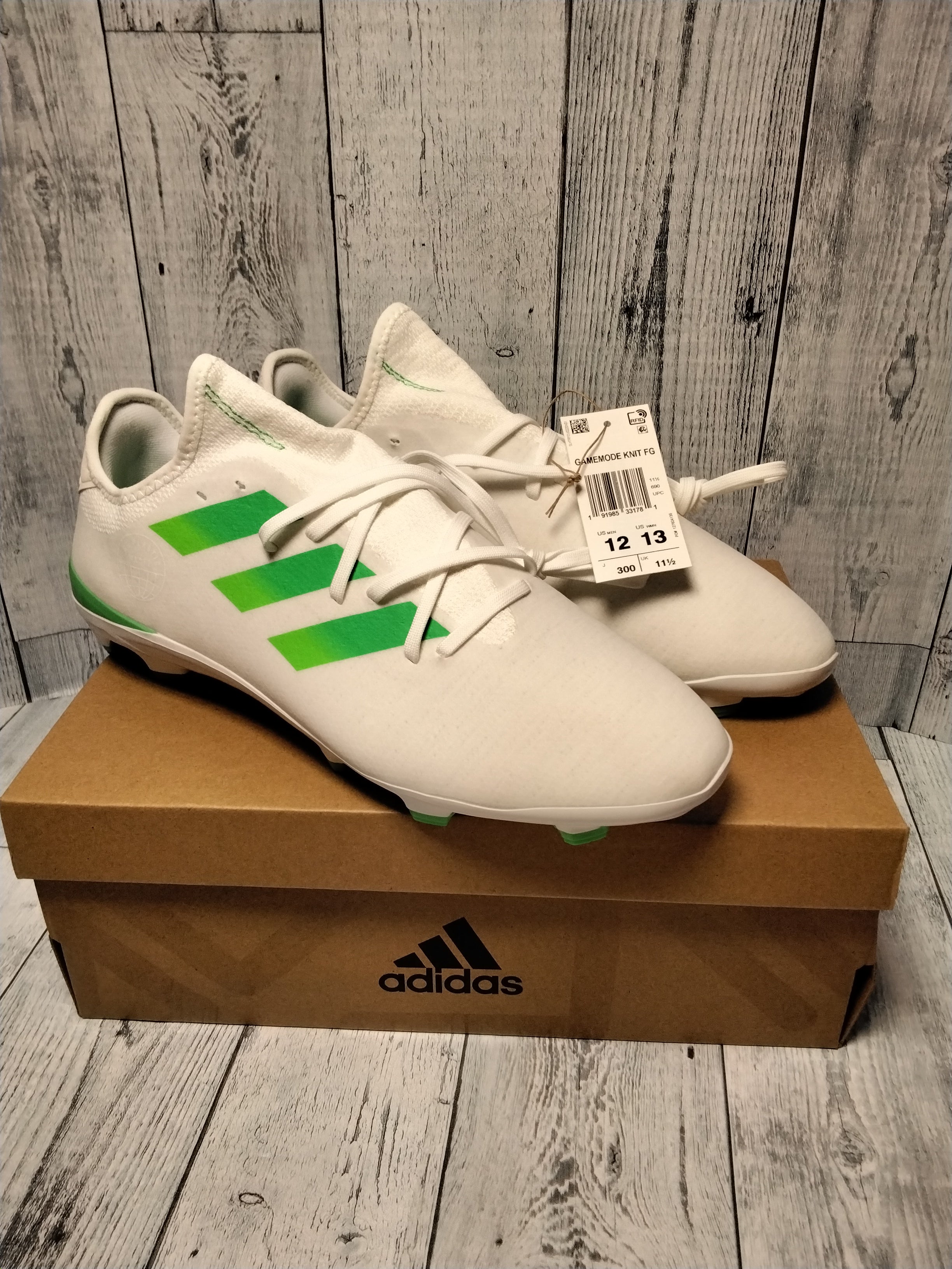adidas Unisex-Adult Gamemode Tex Firm Ground Soccer Shoe, Sz 12M/13W *NEW* (7783303643374)